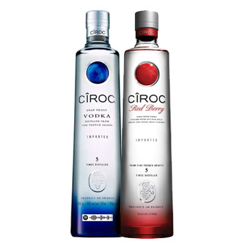 Garrafas de Ciroc