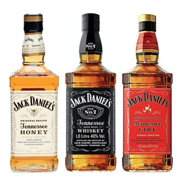 Garrafas de Jack Daniel's